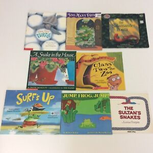 Reptile Turtle Snake Preschool Kindergarten 1st 2nd 3rd Grade 8 Picture Book Lot