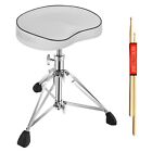 5Core Drum Throne Saddle Height Adjustable Thick Padded Seat Drum Stool Chair