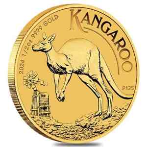 2024 1/2 oz Australian Gold Kangaroo Perth Mint BU