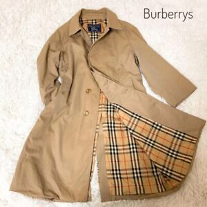 Burberry trench coat honey beige Nova Check Size M Men's AUTHENTIC