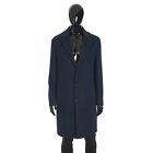 LORO PIANA 6795$ Sapphire Blue Long Coat - Findon, Double Faced Cashmere