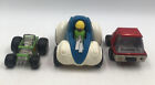 1972 Kenner SSP PEE WEE'S BUGSTER RACER With PEE WEE + Buddy L ROADSTER & Truck
