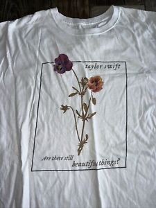 Rare Taylor Swift Folklore Tee Shirt - Seven “are There Still Beautiful Things”