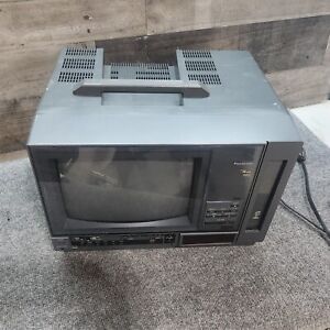 Retro Panasonic AG-550 TV Monitor VCR Combo Gaming VHS Video Player VTG 1990 CRT
