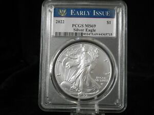 2022 American Silver Eagle Early Issue PCGS MS69