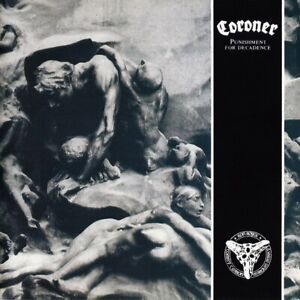 CORONER - Punishment For Decadence LP - SEALED Classic Thrash Metal Vinyl Record