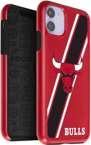 FOCO NBA Chicago Bulls Dual Hybrid Case for iPhone 11 & XR (6.1