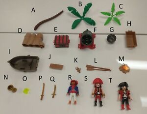 Playmobil 5804 Pirate Treasure Island Replacement Parts - You Pick