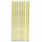 10Pcs New Brass 100mm x 3mm Round Rod Stock for RC Airplane Model