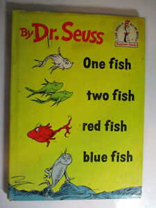 One Fish Two Fish Red Fish Blue Fish, I Can Read It Beginner Books, DJ, 1960s
