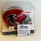Devon Hestor HOF Atlanta Falcons Signed Mini Helmet Autograph COA Chicago Bears