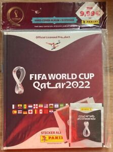 Panini, World Cup Qatar 2022, hardcover album Germany, starter set + 3 bags, World Cup