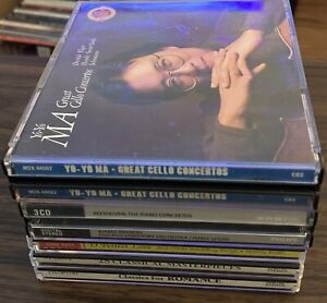 Classical CD Lot Of 5 W/ 2 Box Sets Yo Yo Ma Beethoven Mozart Strauss Clean Disk