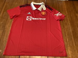 NWTs Adidas Manchester United FC 2022/23 Home Jersey Men's Size 2XL [H13881] $90