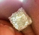 SILVER WHITE DIAMOND GEM ROUGH FACET CANADIAN GENUINE NATURAL UNCUT .75 ct RAW