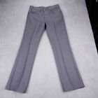 Vintage Levis Pants Mens 33x32 Gray 517 Made USA Dacron Bootcut 90s