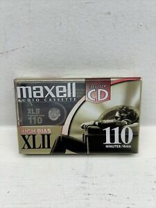 New Sealed Maxell XLII 110 High Bias Blank Cassette Tape