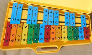 VTG Angel Glockenspiel Xylophone FOREIGN 25k-2 Yellow Hard Case Chinese