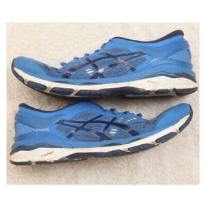 Asics Mens Gel Kayano 24 T799N Blue Mans Running Shoes Lace Up Low Top 11 FRB30