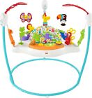 Fisher-Price Baby Bouncer Animal Activity Jumperoo With Activity-Blue