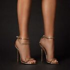 2023 Women's chain ankle strap stiletto sandals sexy pointed sneakers