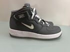 Nike Air Force 1 Mid QS Jewel NYC Cool Grey 2021 White Men's Size 10