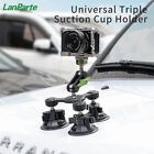 Lanparte UBA-T3 Universal Triple Suction Cup Holder Car Mount for Phone Camera