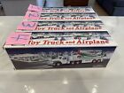 NEW in Box 2002 Hess Toy Truck and Motorized Airplane Bi-Plane Lights and Ramp
