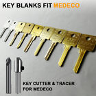 Key Blanks Compatible with Medeco Locks Brass Multi Locksmith Tools Key Cutter