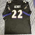Derrick Henry Jersey Baltimore Ravens Black #22 Large Men’s Stitched