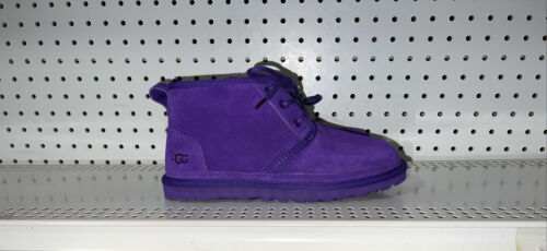 UGG Neumel Womens Suede Wool Lined Winter Snow Boots Size 6 Purple