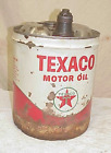 Vintage 5 Gallon Texaco Motor Oil Can Bucket