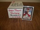 2021 Topps Gallery Baseball Complete Set 1-200