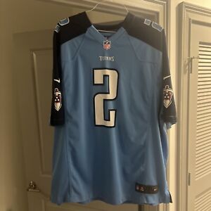 New ListingMen’s Tennessee Titans Derrick Henry #2 Nike Light Blue Game Jersey Size 3XL