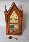 Antique Terry & Andrews Ansonia Steeple Clock W/New Haven Movement  Working