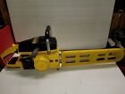 Vintage McCULLOCH Electric Start Mac 3-10E Chainsaw Runs Great Gold Black Label