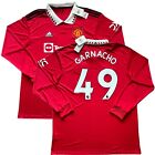 2022/23 Manchester United Home Jersey #49 Garnacho XL Adidas Long Sleeve NEW