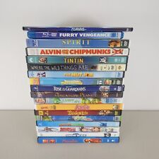 Lot of 18: Disney Dreamworks Kids Movies - Grinch, Annie, Book Life, Nut Job ETC