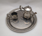 Vintage Elegance Silverware Teapot Creamer Tray