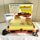 Crosley Peanuts Cruiser w Orig Box Power Cord RCA Cables Record Player Turntable