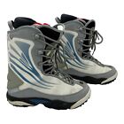 Ride Orion Snowboard Boots Women's Size 9 US 40.5 EUR White Gray Blue