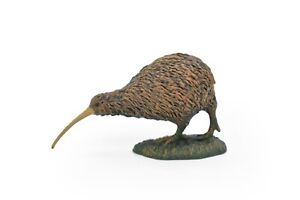 Kiwi, Kee Wee, Model Bird, Realistic Rubber Figure, Hand Painted Toy 2.5 Inches