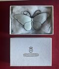 David Anderson Silver 925 White Vermeil Butterfly Brooch in Original Box