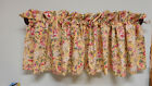 VINTAGE SHERIDAN VALANCES-YELLOW CHERRIES LINED IN WHITE-3 AVAILABLE-94 X 20