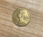 1968 France 20 centimes Liberty Composition Aluminum Bronze Coin Francaise