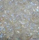 25mm Clear AB Rose Shape Bubblegum Chunky Beads Acrylic Beads 10 Pc Lot