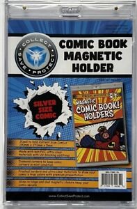 NEW! CSP Silver Size Comic Book Magnetic Holder - UV Protected - Wall Hanging