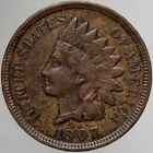 1907 P - Indian Head Penny - G/VG