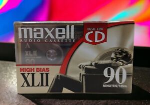Maxell XLII 90 Minutes High Bias Blank Cassette Tape NEW SEALED