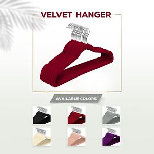 Velvet Hangers Clothes Heavy Duty Non Slip Hangers (30 & 50 Pack) Utopia Home